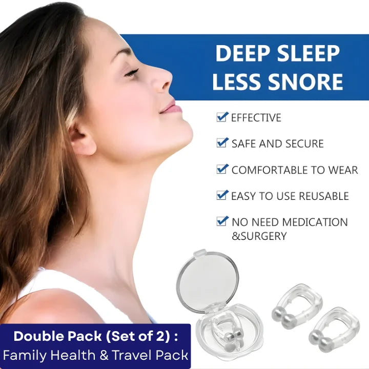 Breathe Easy Snore-Free Sleep Clips