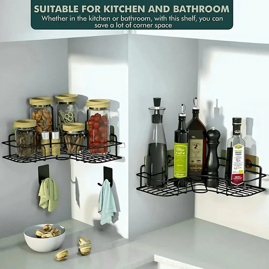 Space-Saving Bath & Kitchen Shelf