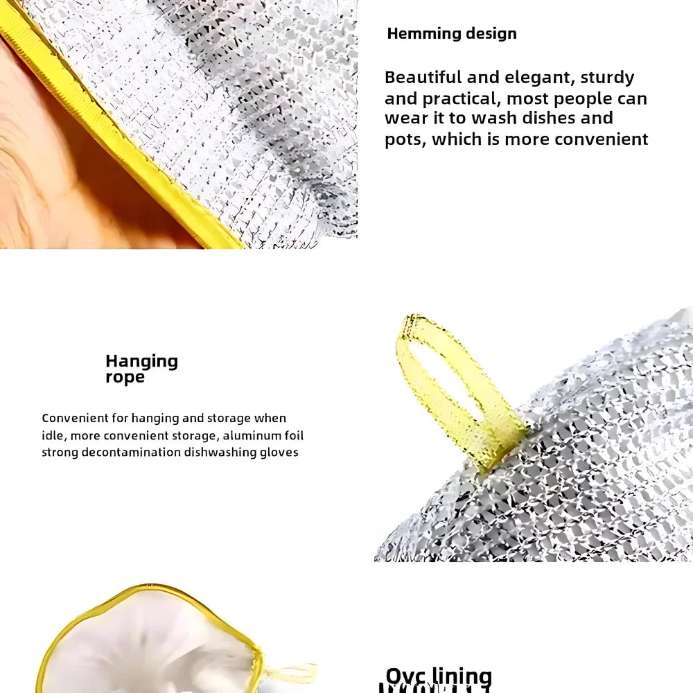 Stainless Steel Wire Gloves (Complete Pair)