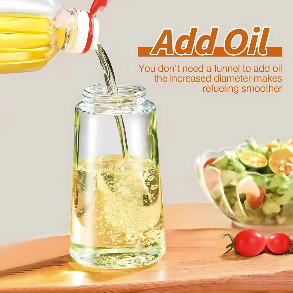 Precise Oil Dispenser: Spray & Pour for Easy Healthy Cooking