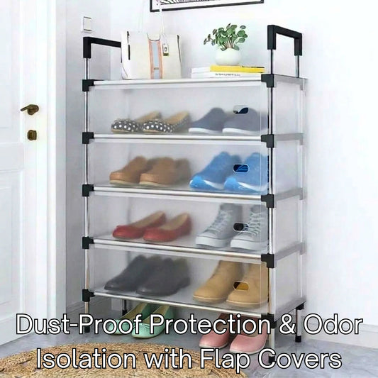 FlexiStack 5-Tier Shoe Cabinet
