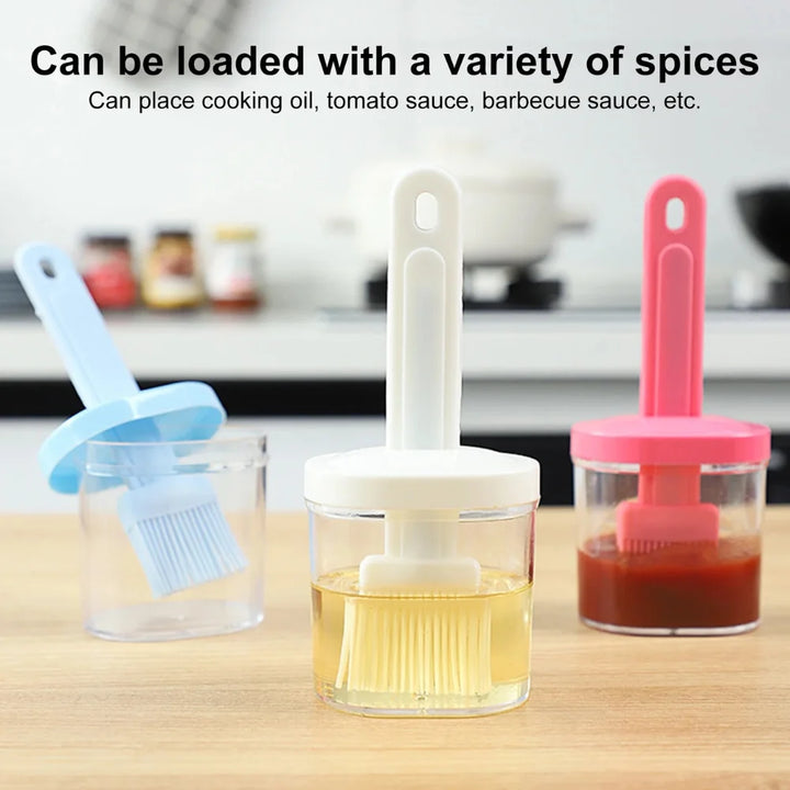 Silicone Brush & Jar Set