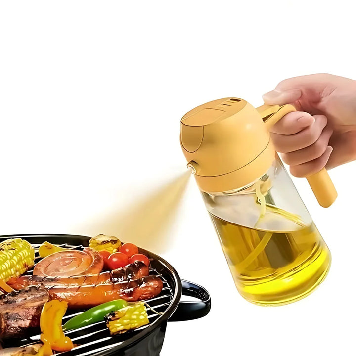 Precise Oil Dispenser: Spray & Pour for Easy Healthy Cooking