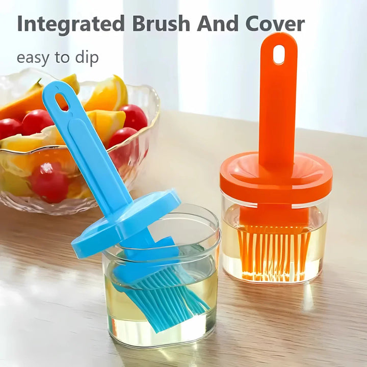 Silicone Brush & Jar Set