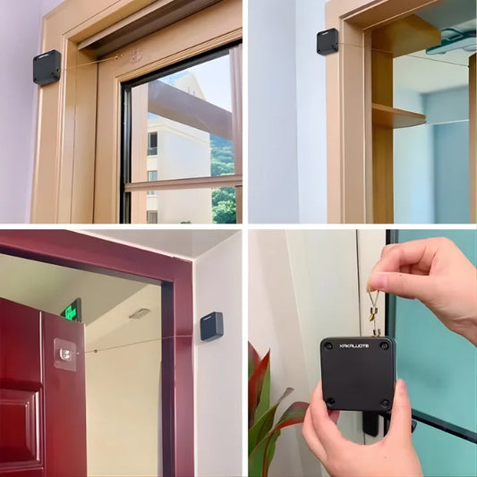 Instant Self-Closing Door Kit | No-Drill, Retractable Draft Stopper