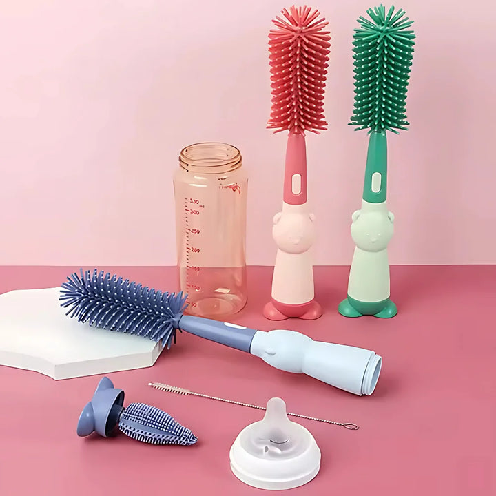 Complete Baby Bottle Hygiene Brush Kit