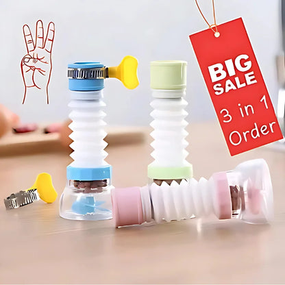 3 Kitchen Showers in 1 Order (360° Clean Flow)