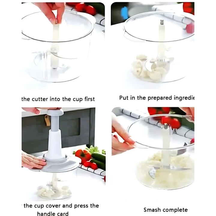 TurboChop (2000ML) : Effortless Food Prep in Seconds!