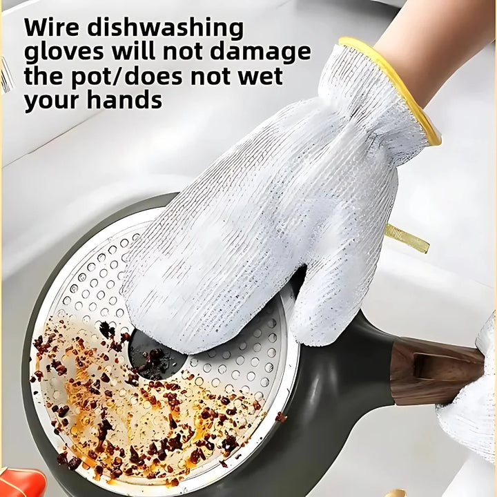 Stainless Steel Wire Gloves (Complete Pair)