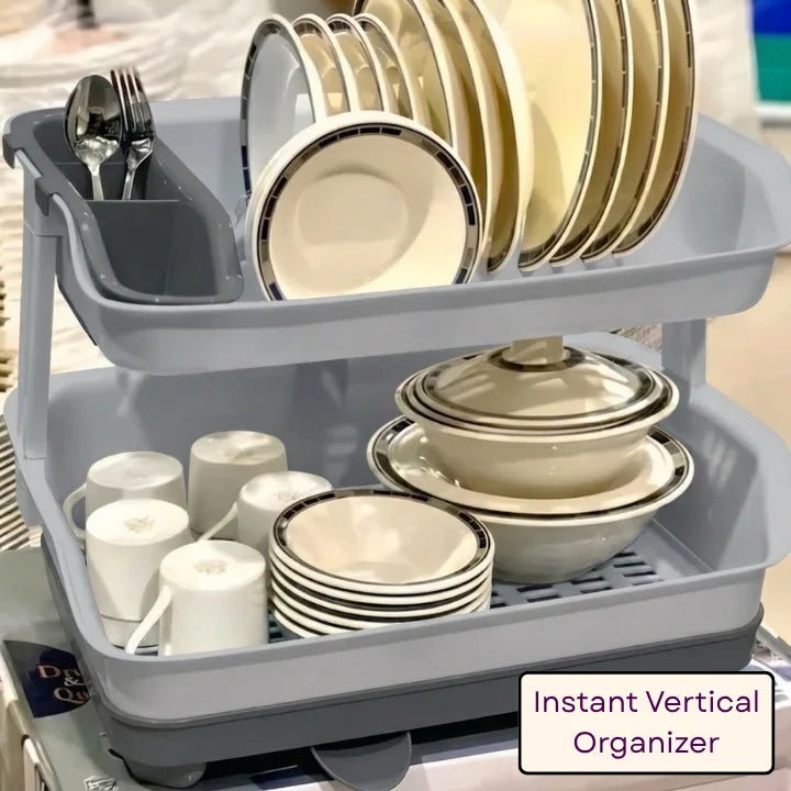 2-Tier Dish Dryer & Organizer