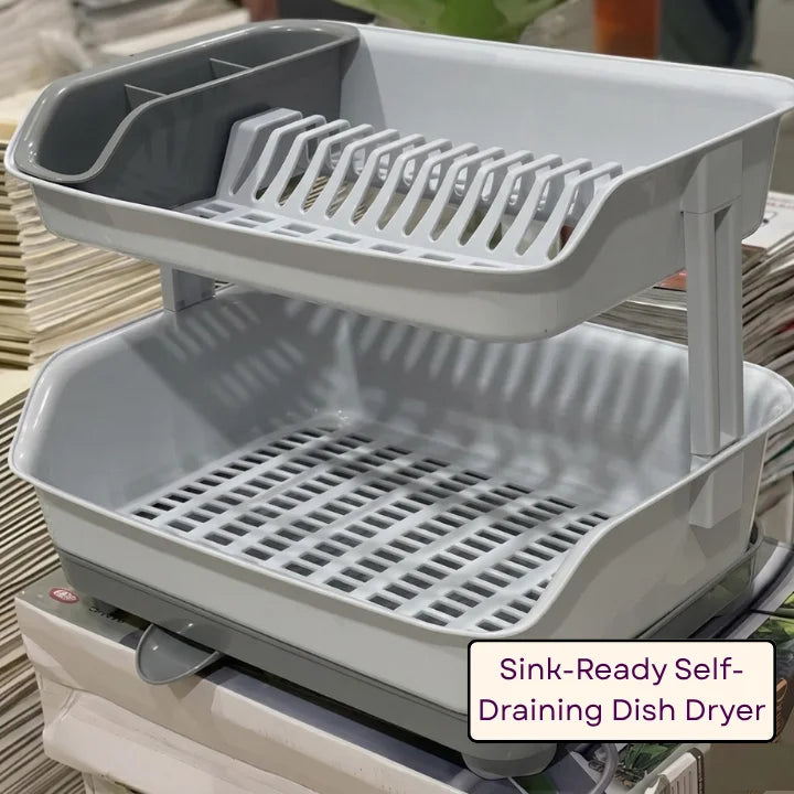 2-Tier Dish Dryer & Organizer