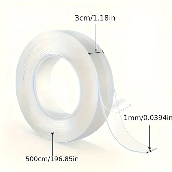 Reusable strong Double-Sided adhesive Nano Tape