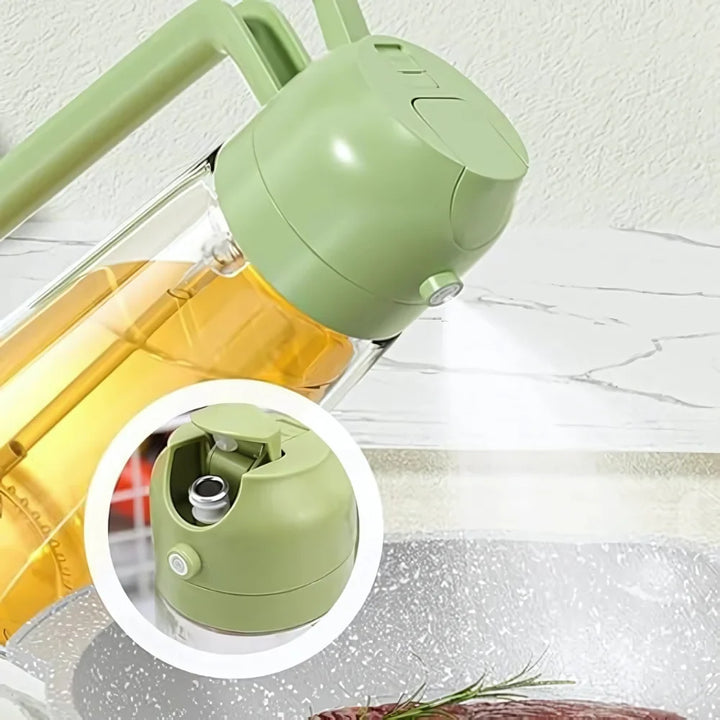 Precise Oil Dispenser: Spray & Pour for Easy Healthy Cooking
