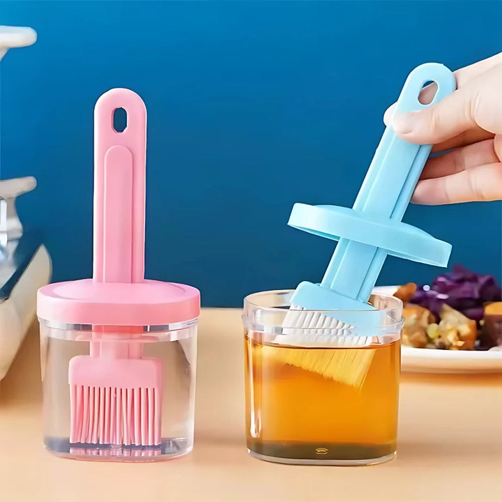 Silicone Brush & Jar Set