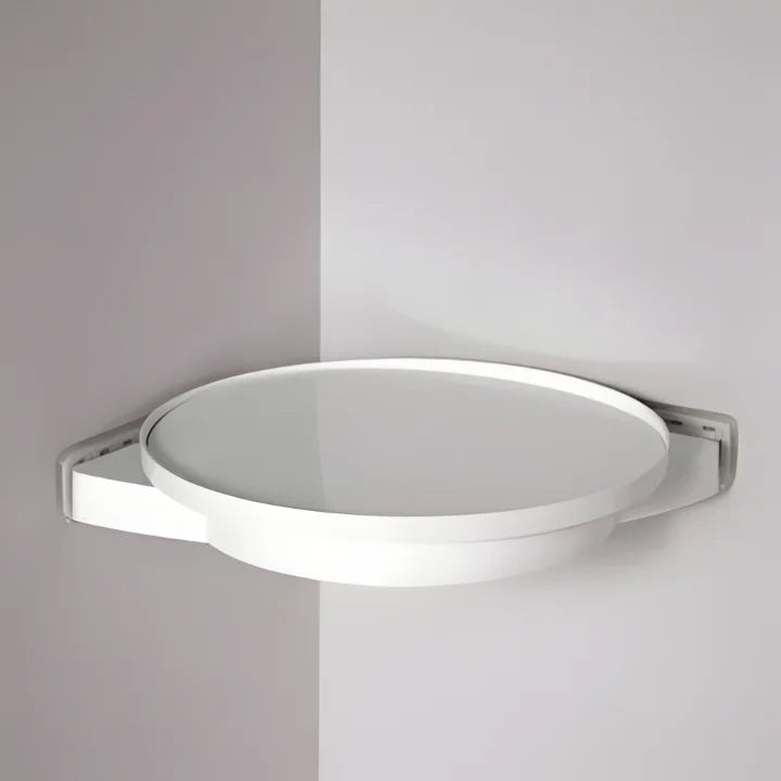 No-Drill 360° Corner Kitchen / Bath Shelf: The Instant Fridge & Cabinet Organizer