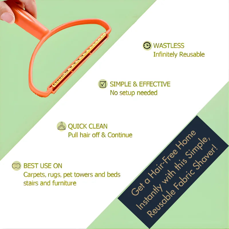 Dual-Action Fabric Shaver