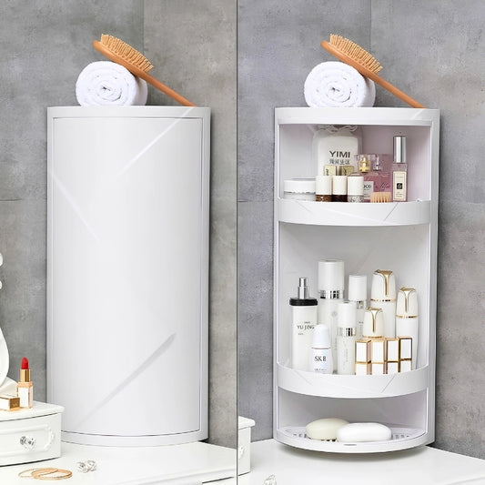 360° Rotating Corner Cabinet (Bath & Kitchen Organizer)