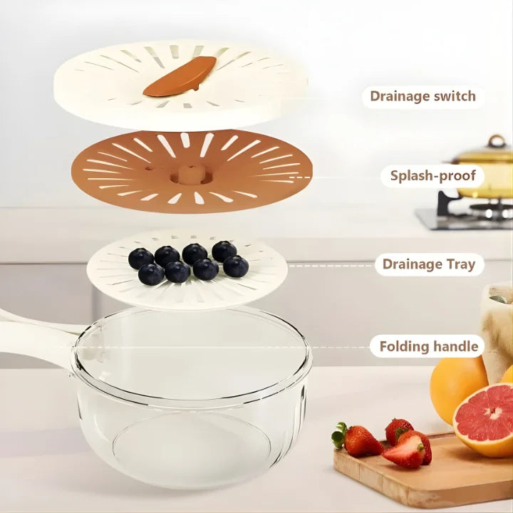 SwiftStrain 2-in-1 Prep Bowl