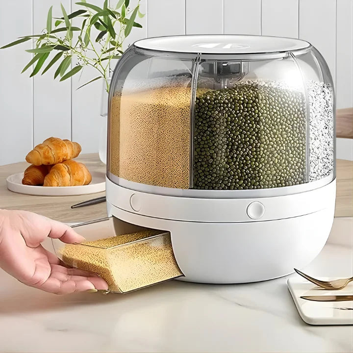 Ever-Fresh 6Kg Premium Family-Edition Dispenser (1Kg Each Compartment)