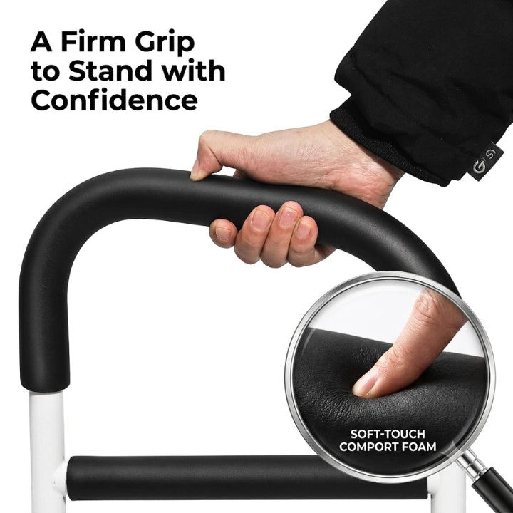 Bedside Bed Safety Rail – Non-Slip Support Grip & Stand Assist Device