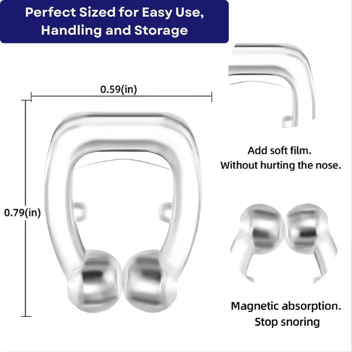 Breathe Easy Snore-Free Sleep Clips