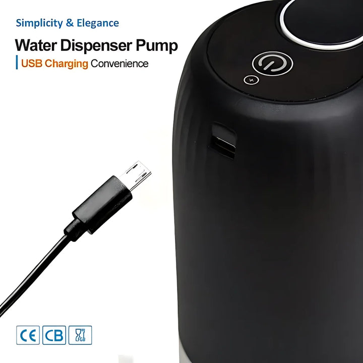Pure Water, Effortlessly: Rechargeable Dispenser