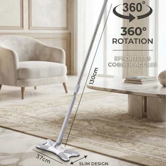 360° X-Shape Self-Squeezing Hands-Free Microfiber Mop