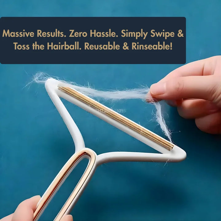 Dual-Action Fabric Shaver
