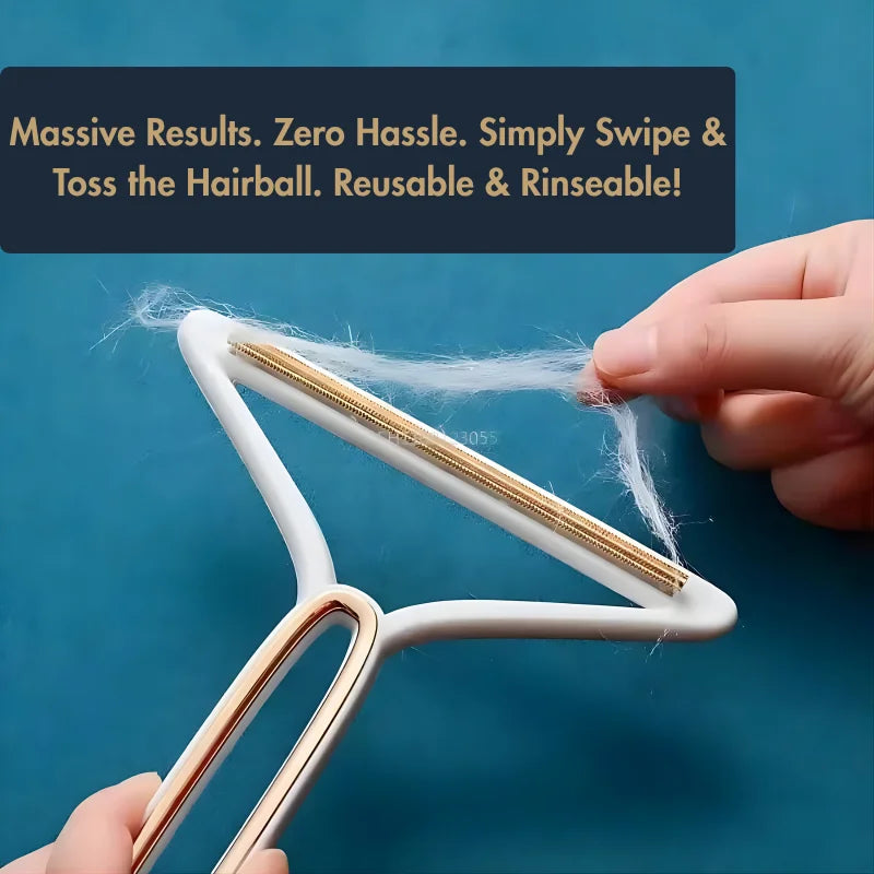 Dual-Action Fabric Shaver