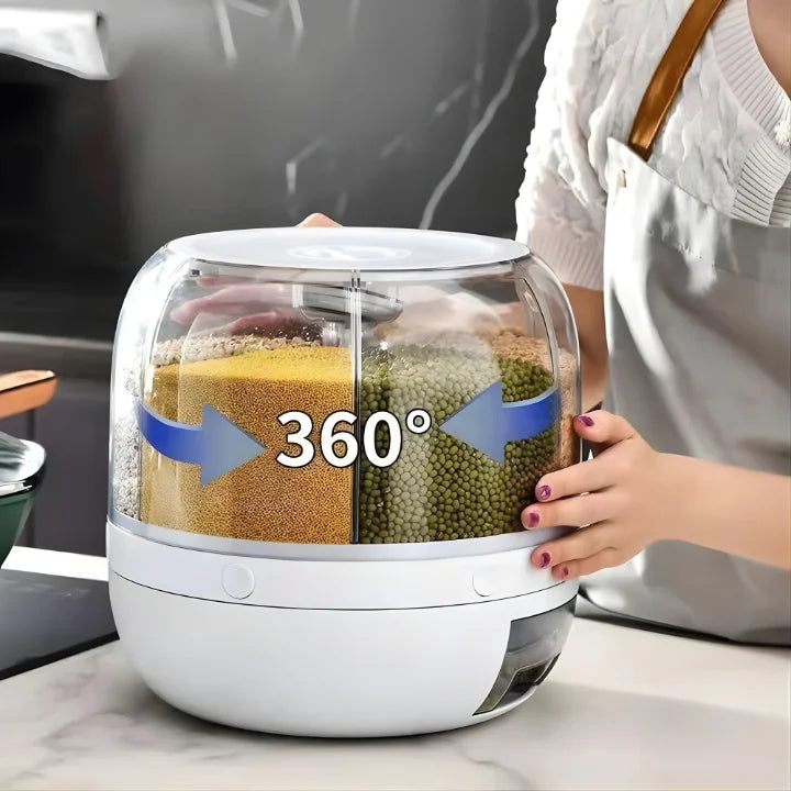 Ever-Fresh Premium Family-Edition Dispenser (1Kg Each Compartment)