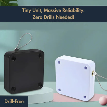 Instant Self-Closing Door Kit | No-Drill, Retractable Draft Stopper