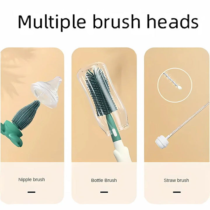 Complete Baby Bottle Hygiene Brush Kit