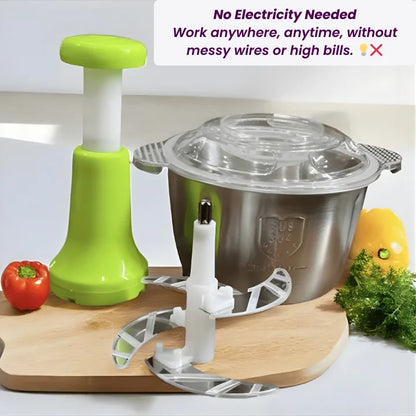 2Ltr Ultra-Steel Manual Food Processor