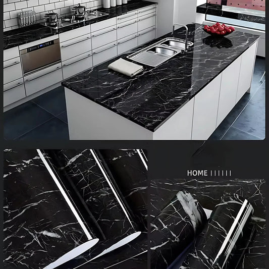 2 Rolls of GlowStone Surface Film (60x200cm each)- Instant Marble Shine!