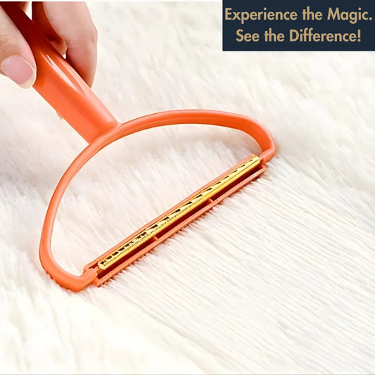 Dual-Action Fabric Shaver