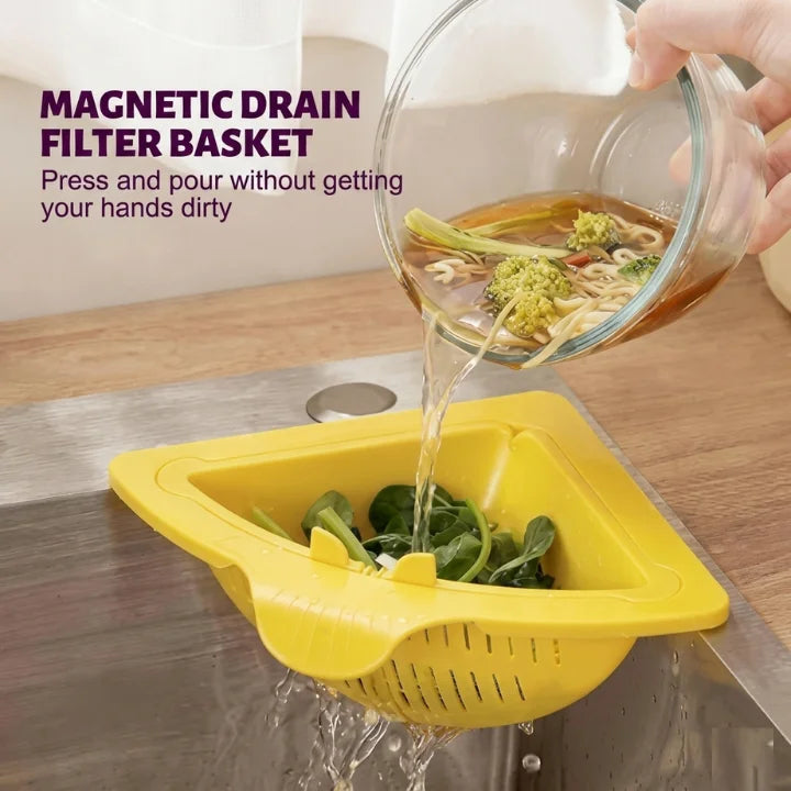 2-in-1 Magnetic Sink Filter & Organizer