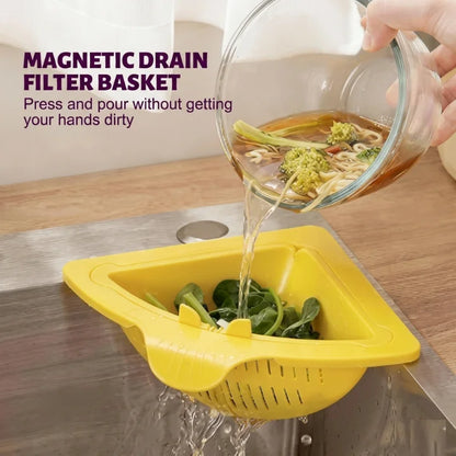 2-in-1 Magnetic Sink Filter & Organizer