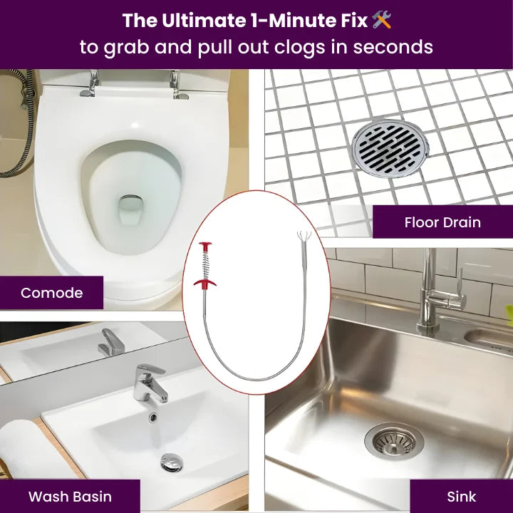 Flexible Clog Grabber