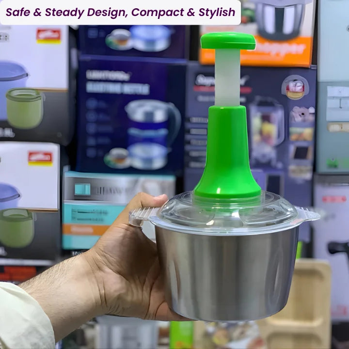2Ltr Ultra-Steel Manual Food Processor