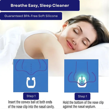 Breathe Easy Snore-Free Sleep Clips