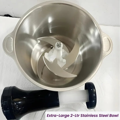 2Ltr Ultra-Steel Manual Food Processor