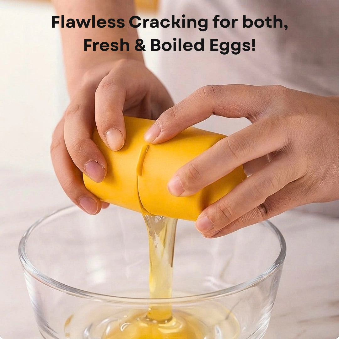 Effortless Egg Cracker & Shell Remover