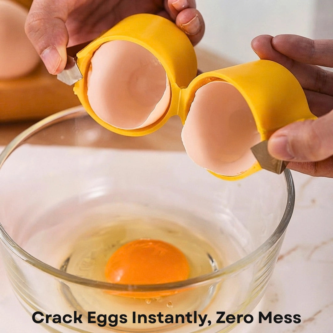 Effortless Egg Cracker & Shell Remover