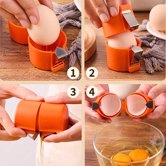 Effortless Egg Cracker & Shell Remover