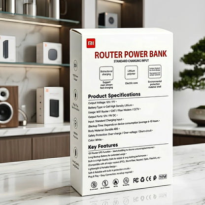 Zero Downtime: Up to 10-Hour Smart Router / WiFi UPS