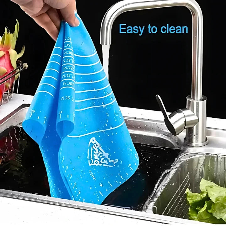 2-in-1 Kitchen Deal: Non-Stick Silicone Baking Mat + Sink Water Splash Guard