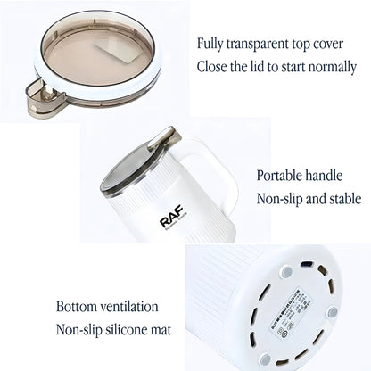 8-Blades Stainless Steel Electric Spice, Grain & Nuts Grinder (500 ML)