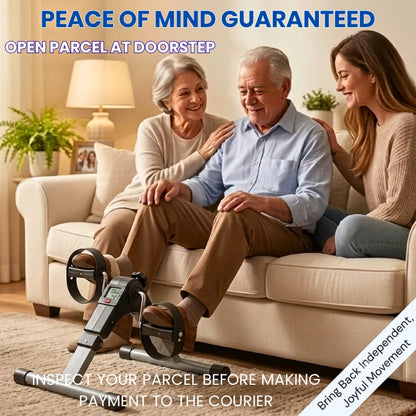 Imported Quality: Joint Therapy Pedal Exerciser with Smart Digital Tracker