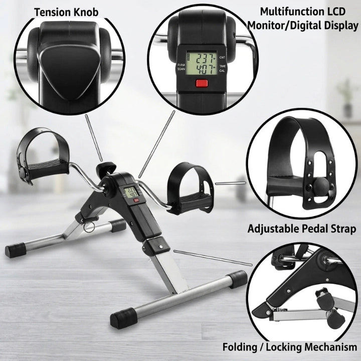 Imported Quality: Joint Therapy Pedal Exerciser with Smart Digital Tracker
