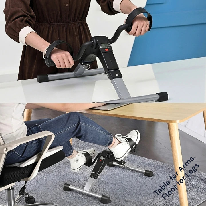Imported Quality: Joint Therapy Pedal Exerciser with Smart Digital Tracker